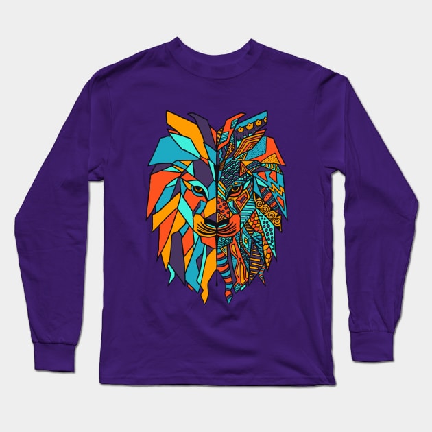 Abstract Lion Long Sleeve T-Shirt by TylerMade